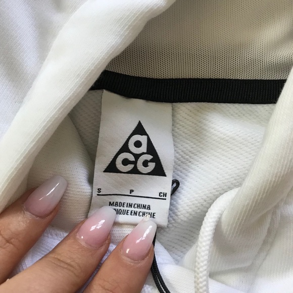 Nikelab nike acg pullover white hoodie - Picture 4 of 5